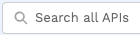 Search box to enter a service name