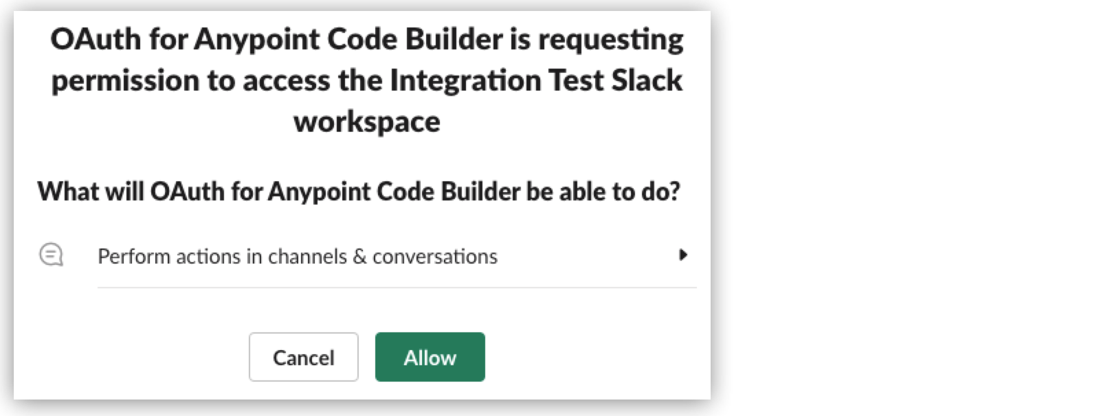 ワークスペースへの OAuth アクセスの許可