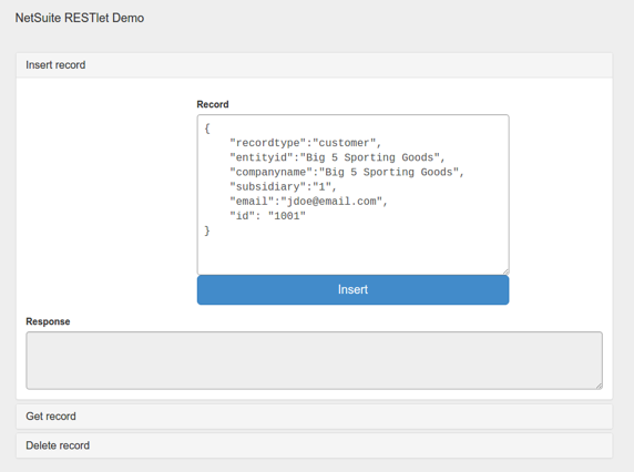 Demo page